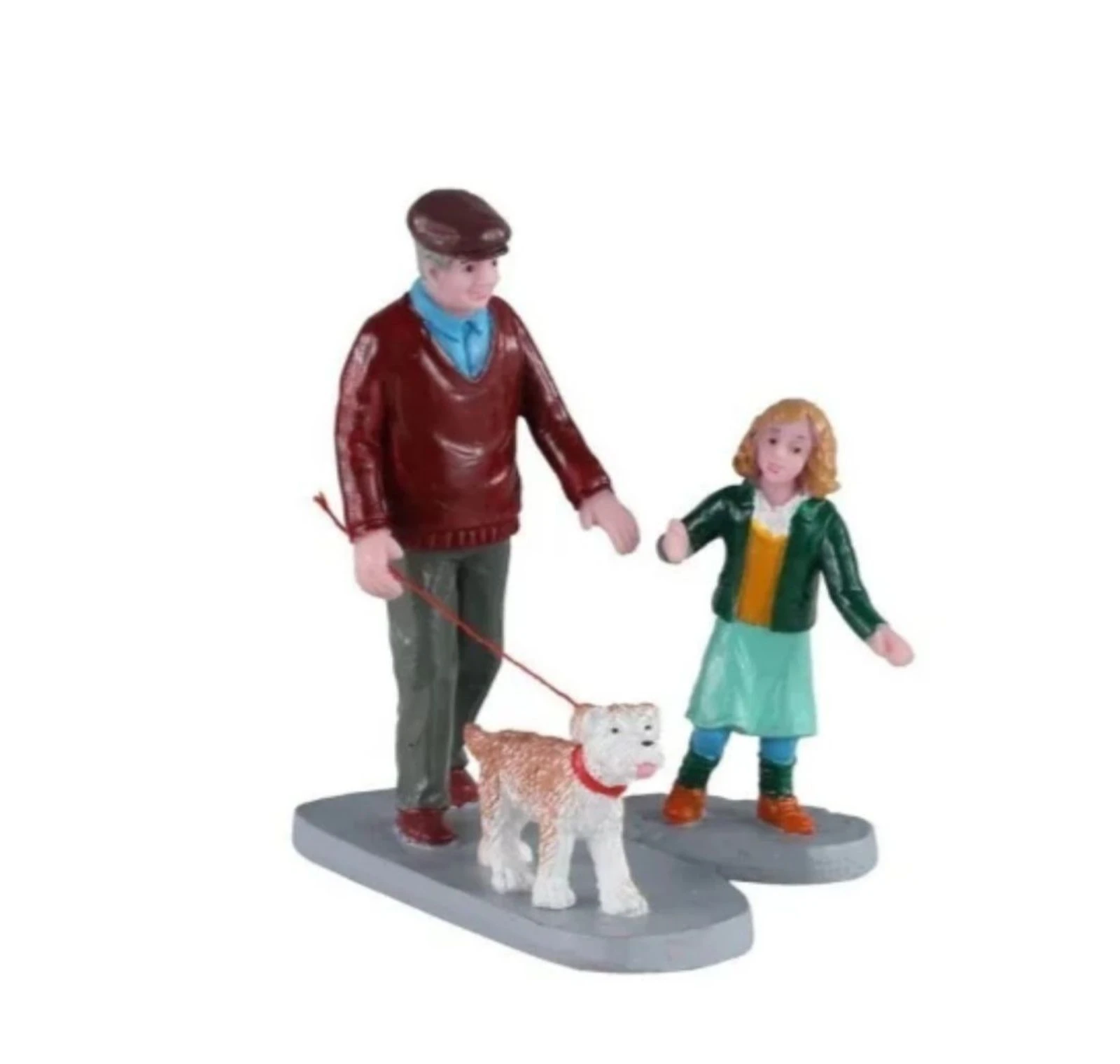 Figura Lemax abuelo y nieta